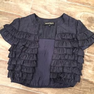 Nanette Lepore Mad Hatter Formal Ruffled Jacket